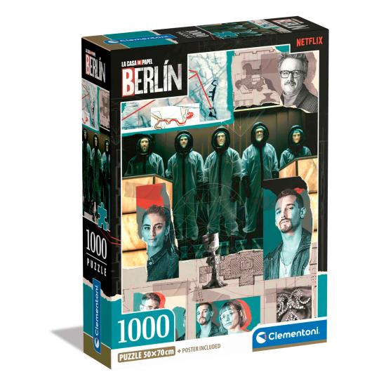 Puzzle Clementoni Le Vol d'argent Berlin de 1000 Pcs