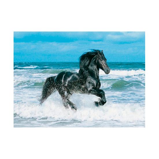 Clementoni Puzzle Cheval Noir 500 pièces