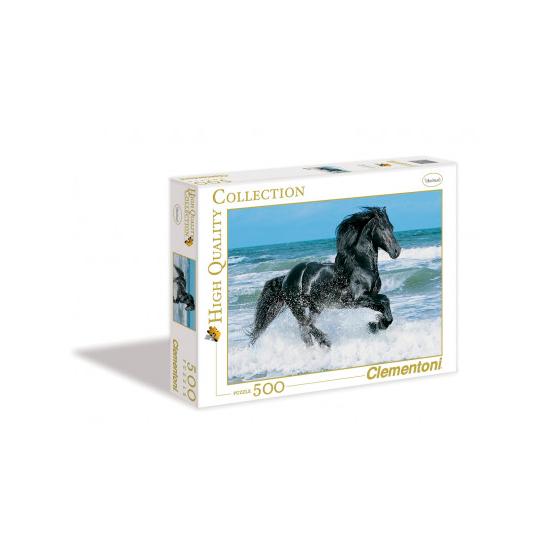 Clementoni Puzzle Cheval Noir 500 pièces