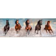 Puzzle Clementoni Chevaux au galop Panorama 1000 pièces