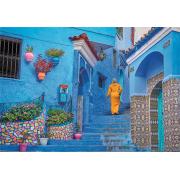 Puzzle Clementoni Rue Bleue De Chefchaouen 2 de 500 pièces