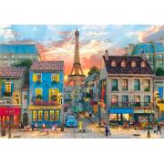 Puzzle Clementoni Rues de Paris de 1000 pcs