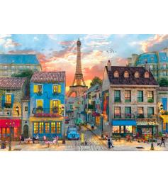 Puzzle Clementoni Rues de Paris de 1000 pcs