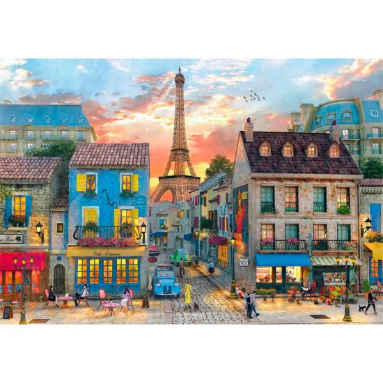 Puzzle Clementoni Rues de Paris de 1000 pcs Puzzle Clementoni Rues de Paris de 1000 pcs