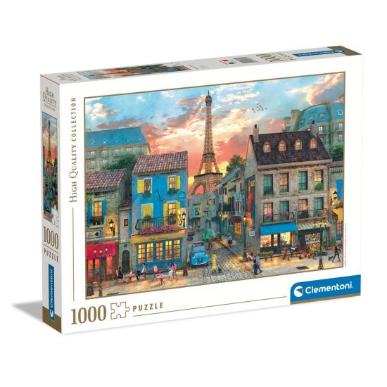 Puzzle Clementoni Rues de Paris de 1000 pcs Puzzle Clementoni Rues de Paris de 1000 pcs