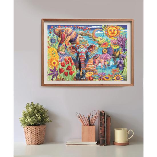 Puzzle Clementoni Carnaval des éléphants 500 pièces