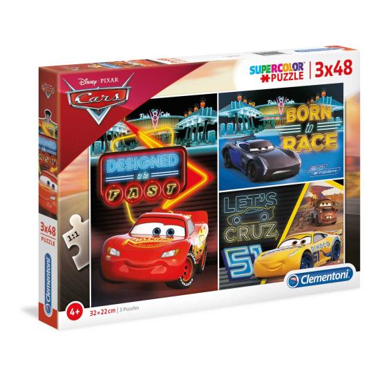 Puzzle Clementoni Cars 3 x 48 pièces