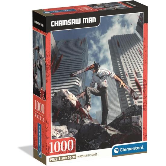 Puzzle Clementoni Chainsaw Man 1000 pièces Puzzle Clementoni Chainsaw Man 1000 pièces