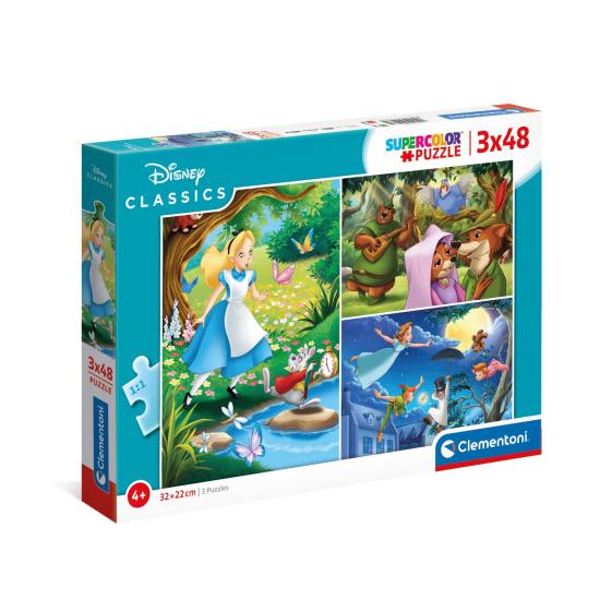 Puzzle Clementoni Disney Classics 3 x 48 pièces