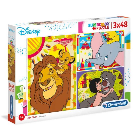 Puzzle Clementoni Disney Classics 3 x 48 pièces