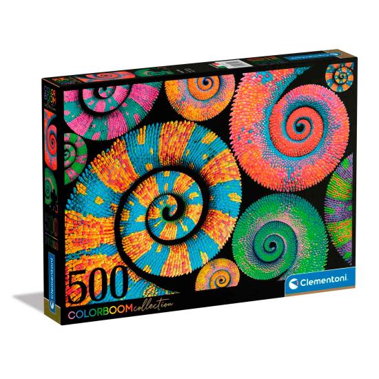 Puzzle Clementoni Queues Bouclées Colorboom 500 pièces Puzzle Clementoni Queues Bouclées Colorboom 500 pièces