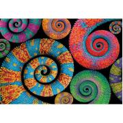 Puzzle Clementoni Queues bouclées Colorboom 500 pièces
