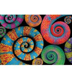 Puzzle Clementoni Queues bouclées Colorboom 500 pièces