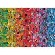 Clementoni Collage Colorboom Puzzle 1000 pièces