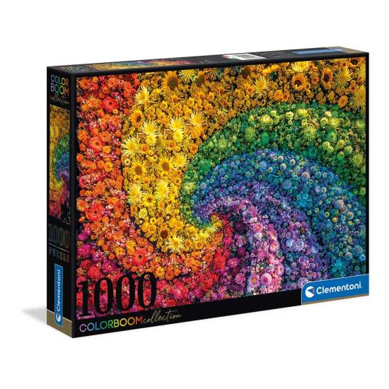 Clementoni ColorBoom Puzzle Fleur Spirale 1000 pièces