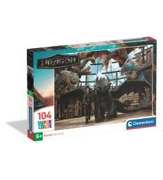 Puzzle Clementoni Dragons 104 pièces