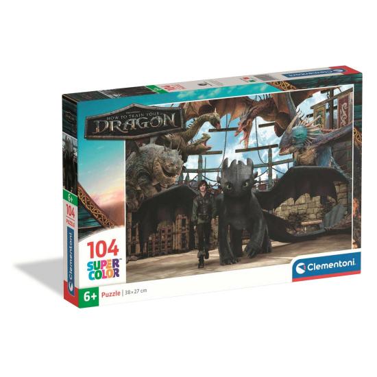 Puzzle Clementoni Dragons 104 pièces Puzzle Clementoni Dragons 104 pièces