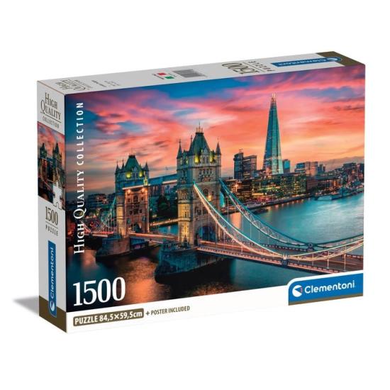 Puzzle Clementoni Crépuscule de Londres 1500 pièces