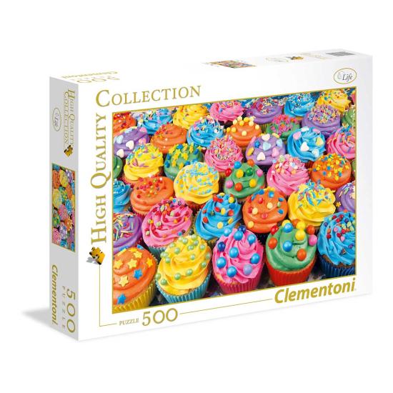 Clementoni Cupcakes Puzzle en couleur 500 pièces