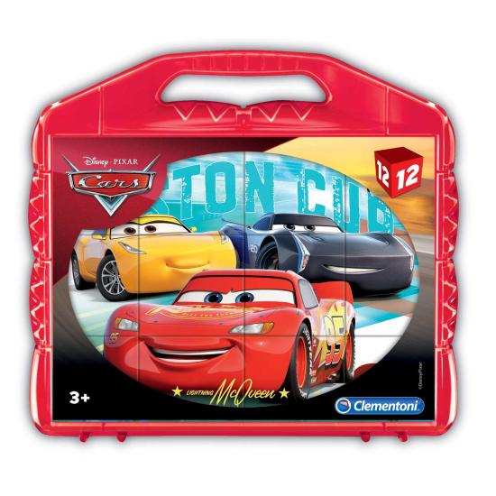 Clementoni Puzzle Cubes Cars 3 12 pièces