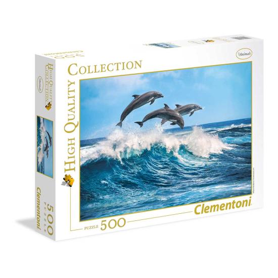 Puzzle Clementoni Dauphins 500 pièces