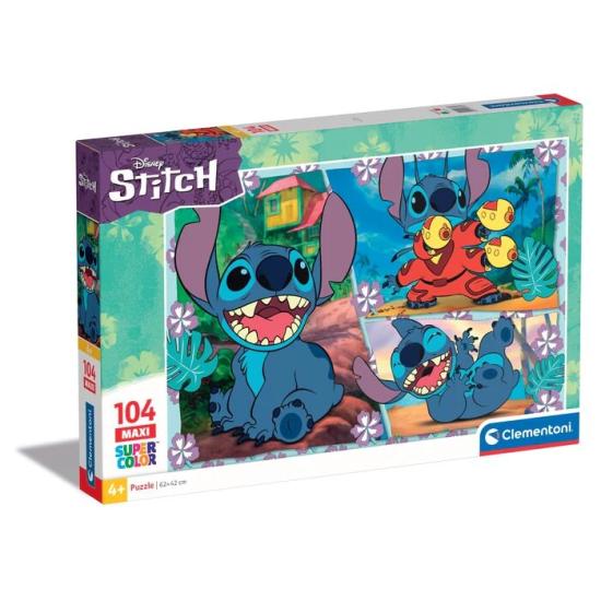 Puzzle Clementoni Disney Stitch Maxi de 104 pièces