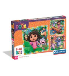 Puzzle Clementoni Dora 3 x 48 pièces