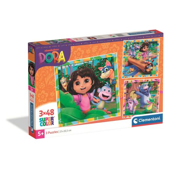 Puzzle Clementoni Dora 3 x 48 pièces Puzzle Clementoni Dora 3 x 48 pièces
