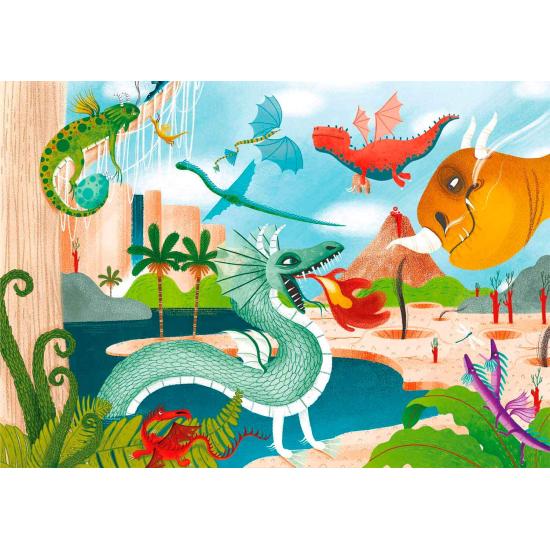 Clementoni Dragons Puzzle 60 pièces