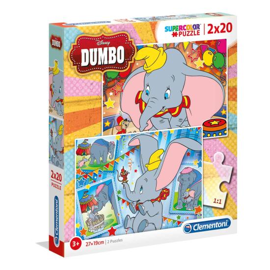 Puzzle Clementoni Dumbo 2x20 pièces