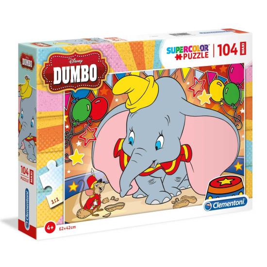 Clementoni Dumbo Maxi Puzzle 104 pièces Clementoni Dumbo Maxi Puzzle 104 pièces
