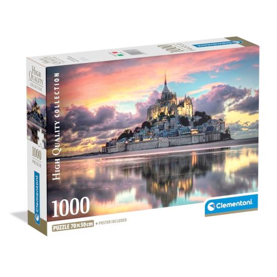 Puzzle Clementoni Le Magnifique Mont Saint Michel 1000 pièces