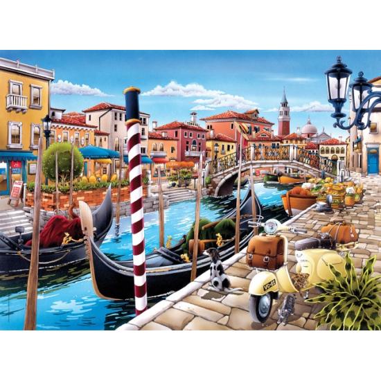 Puzzle Clementoni Sur le canal de Venise 500 pièces