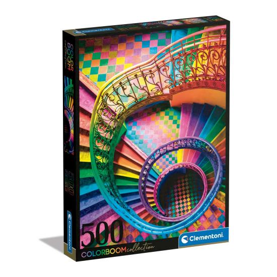 Clementoni Escaliers Colorboom Puzzle 500 pièces