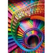 Puzzle Clementoni Escaliers Colorboom 500 pièces