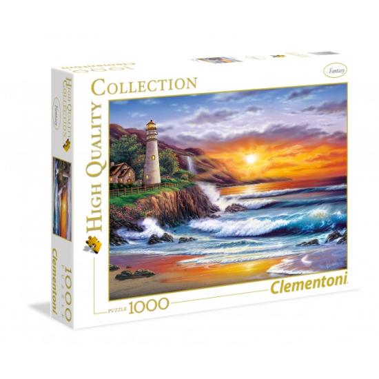 Phare de Clementoni au coucher du soleil Puzzle 1000 pièces
