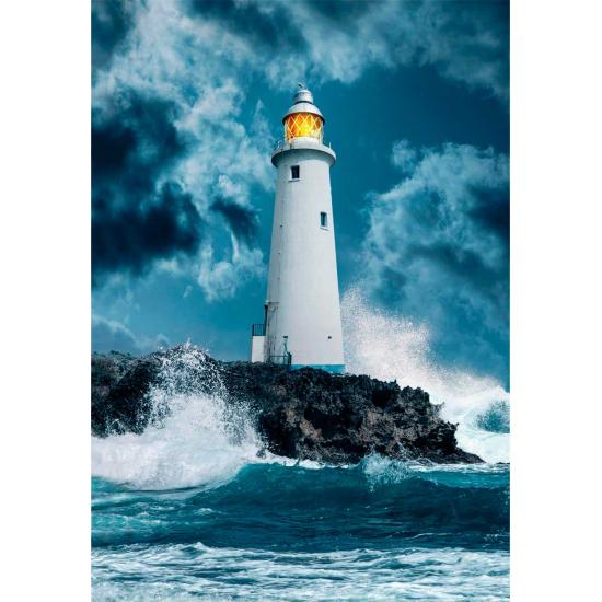 Puzzle Clementoni Phare dans la Tempête de 1000 pcs Puzzle Clementoni Phare dans la Tempête de 1000 pcs