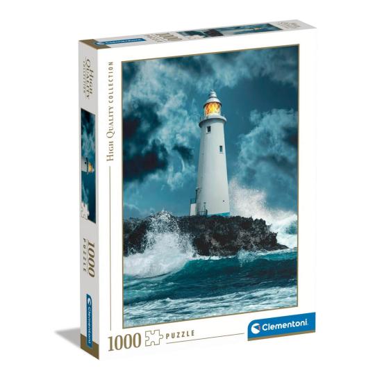 Puzzle Clementoni Phare dans la Tempête de 1000 pcs Puzzle Clementoni Phare dans la Tempête de 1000 pcs