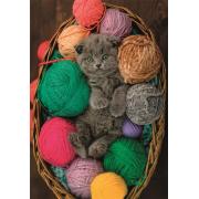 Puzzle Clementoni Chatons En Écheveaux 500 pièces