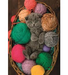 Puzzle Clementoni Chatons En Écheveaux 500 pièces