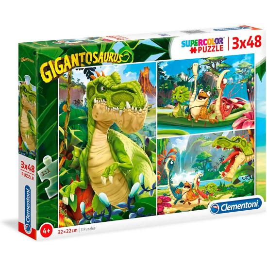 Clementoni Gigantosaurus Puzzle 3 x 48 pièces