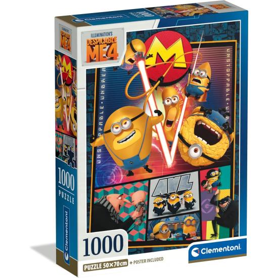 Puzzle Clementoni Moi, moche et méchant 4 1000 pcs