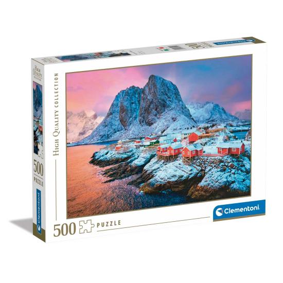 Clementoni Hamnoy Village Puzzle 500 pièces