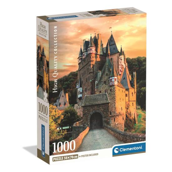 Puzzle Clementoni L'Heure Dorée Au Château D'Eltz 1000 pièces