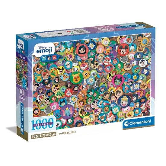 Puzzle Clementoni Impossible Disney Emoji 1000 pièces Puzzle Clementoni Impossible Disney Emoji 1000 pièces