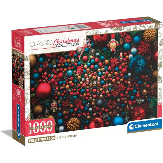 Puzzle Clementoni Impossible L'esprit de Noël 1000 pièces