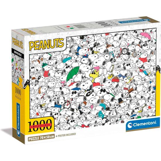 Puzzle Clementoni Impossible Peanuts Snoopy 1000 Pcs