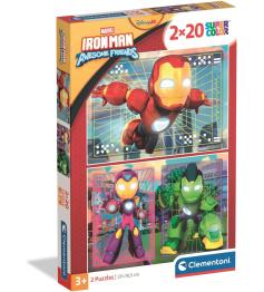 Puzzle Clementoni Iron Man 2x20 pièces