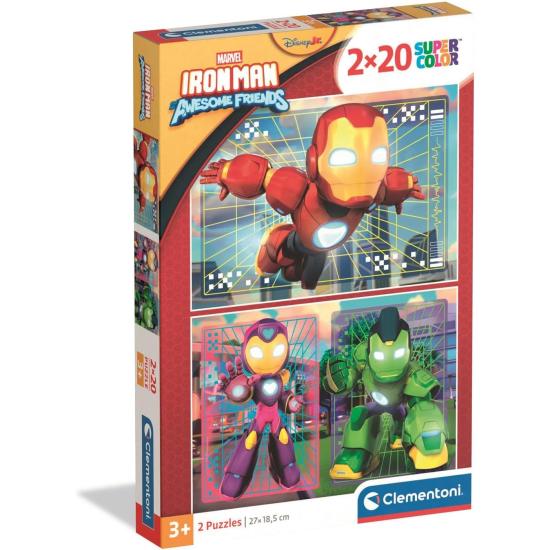 Puzzle Clementoni Iron Man 2x20 pièces Puzzle Clementoni Iron Man 2x20 pièces