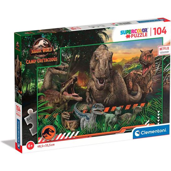 Clementoni Jurassic World Camp Crétacé Puzzle 104 Pi